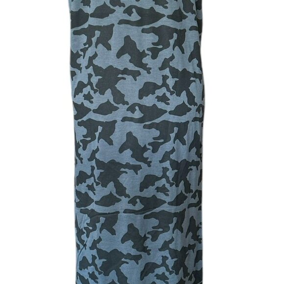 NWT Diamond Supply Co. Serif Knit Maxi Dress Dress Black And Gray Camo Size Smal - Picture 3 of 7